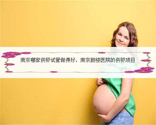南京哪家供卵试管做得好，南京鼓楼医院的供卵项目